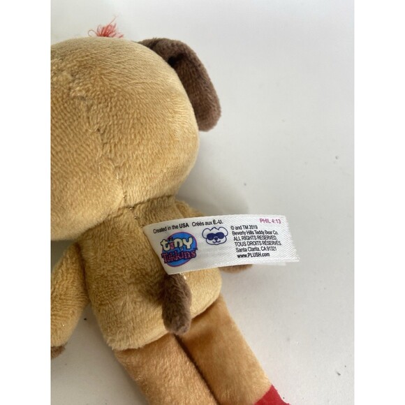 Tiny Tukkins Playset Replacement Puppy Dog with Patch Stuffed Animal Plush 3in - Picture 5 of 5